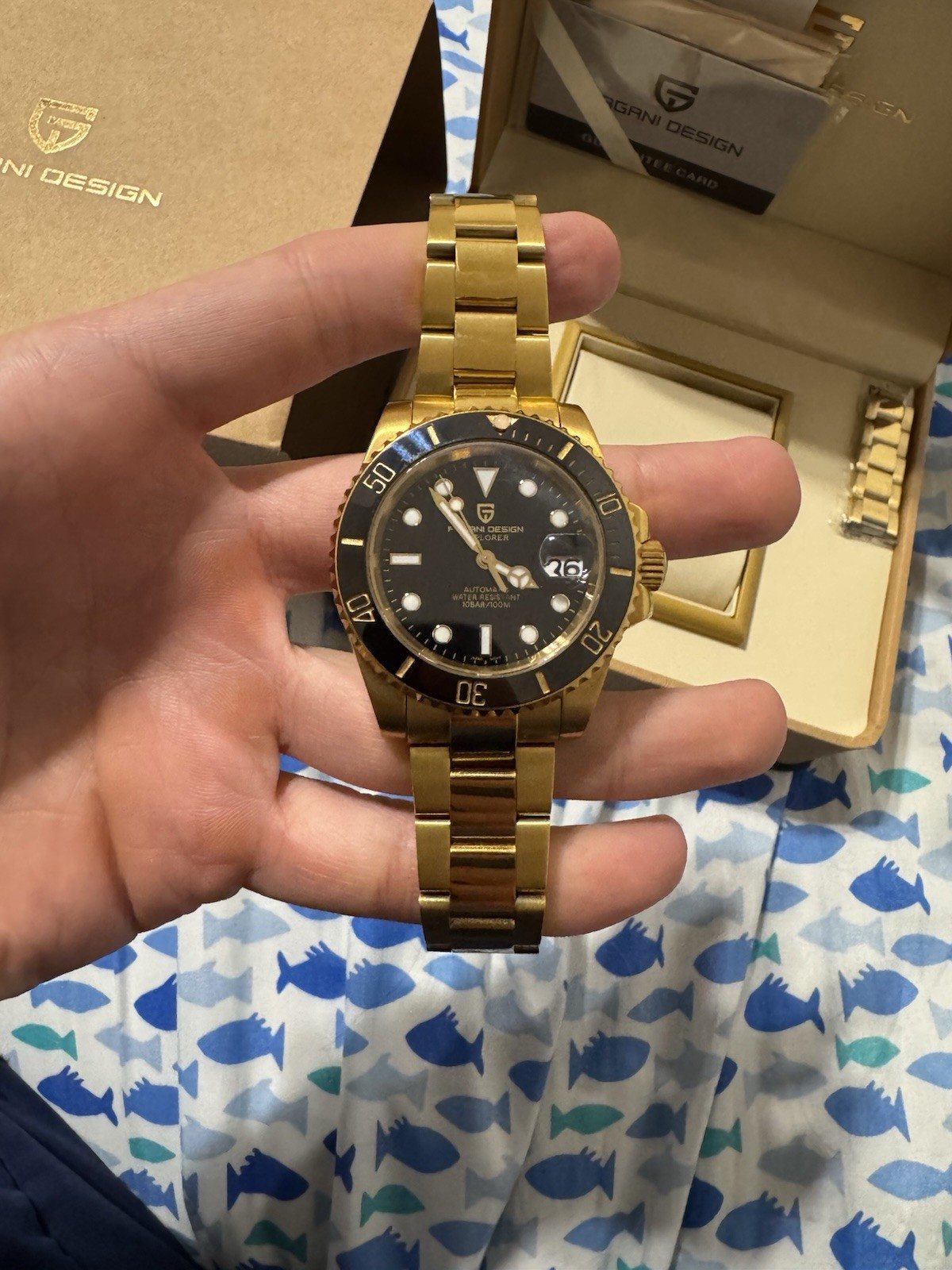 Pristine Condition 40mm Pagani PD-1661 Automatic Diver