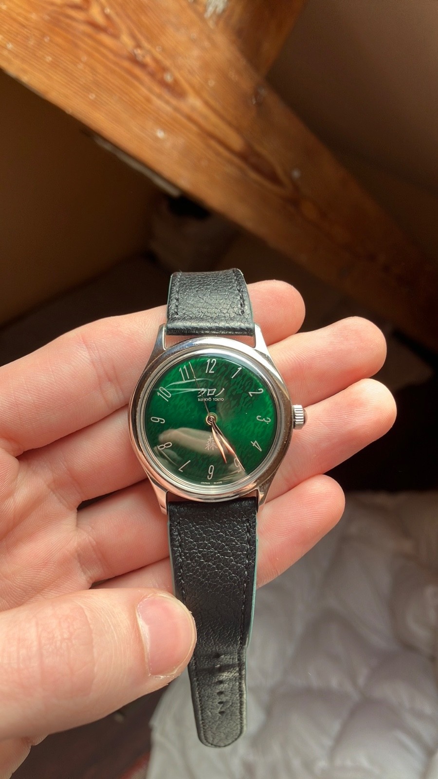 Hajime Asaoka Kurono Tokyo Grand Mori and Sensu NOS watches