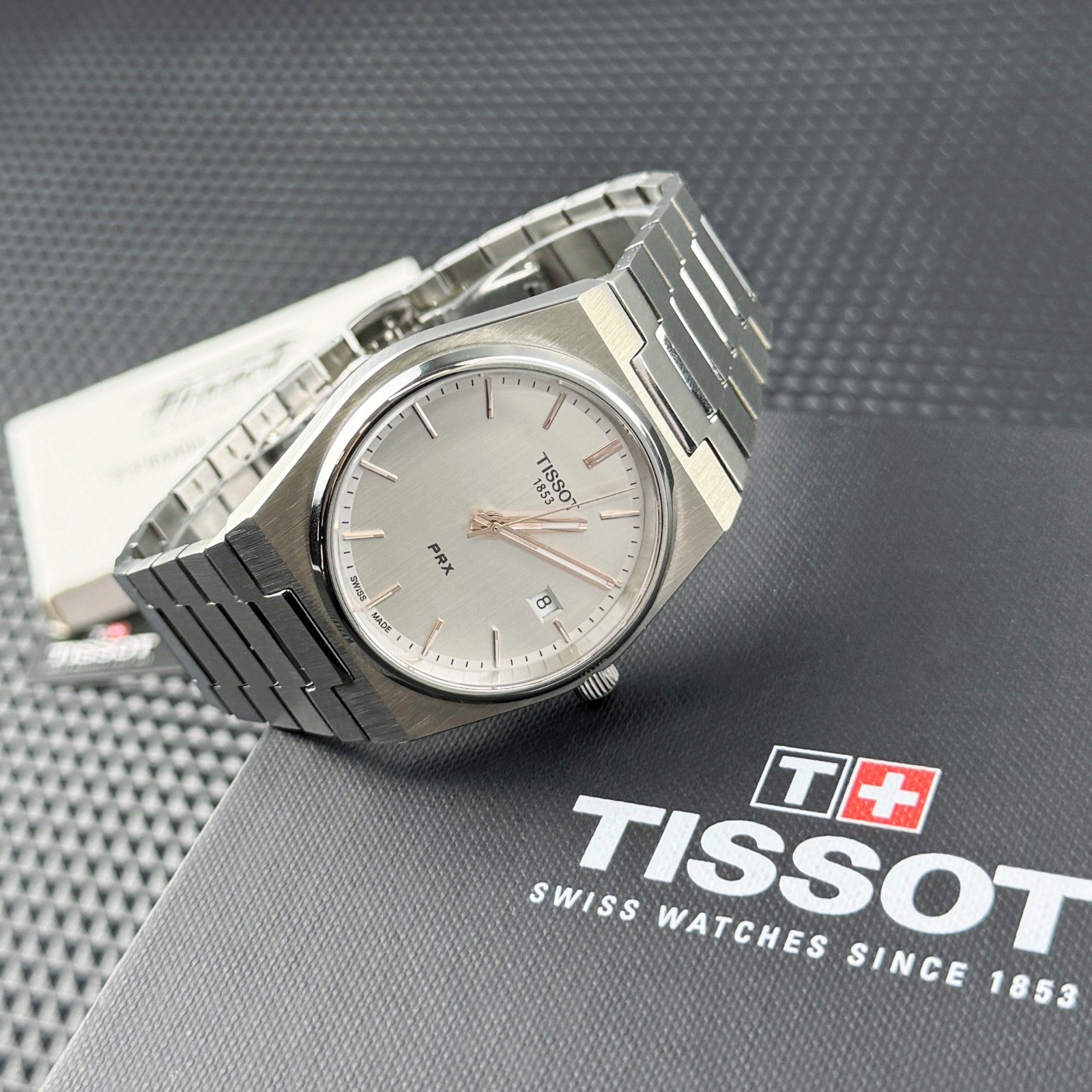 TISSOT PRX Swiss Quartz white Dial Men’s Watch 40mm T137.410.11.031.00