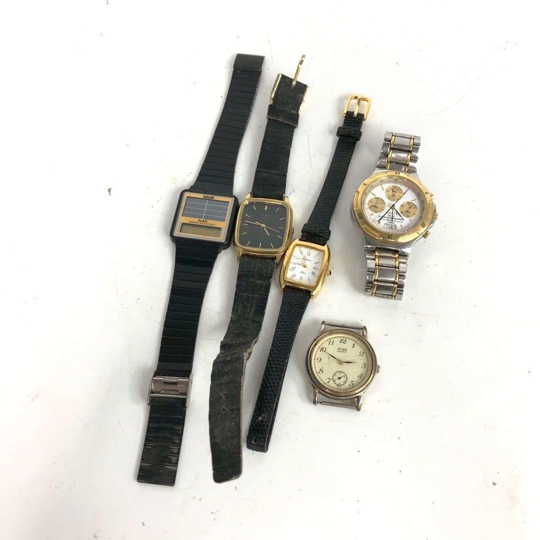ALBA Vintage Wristwatch 5 Piece Set Bulk Men’s Brand