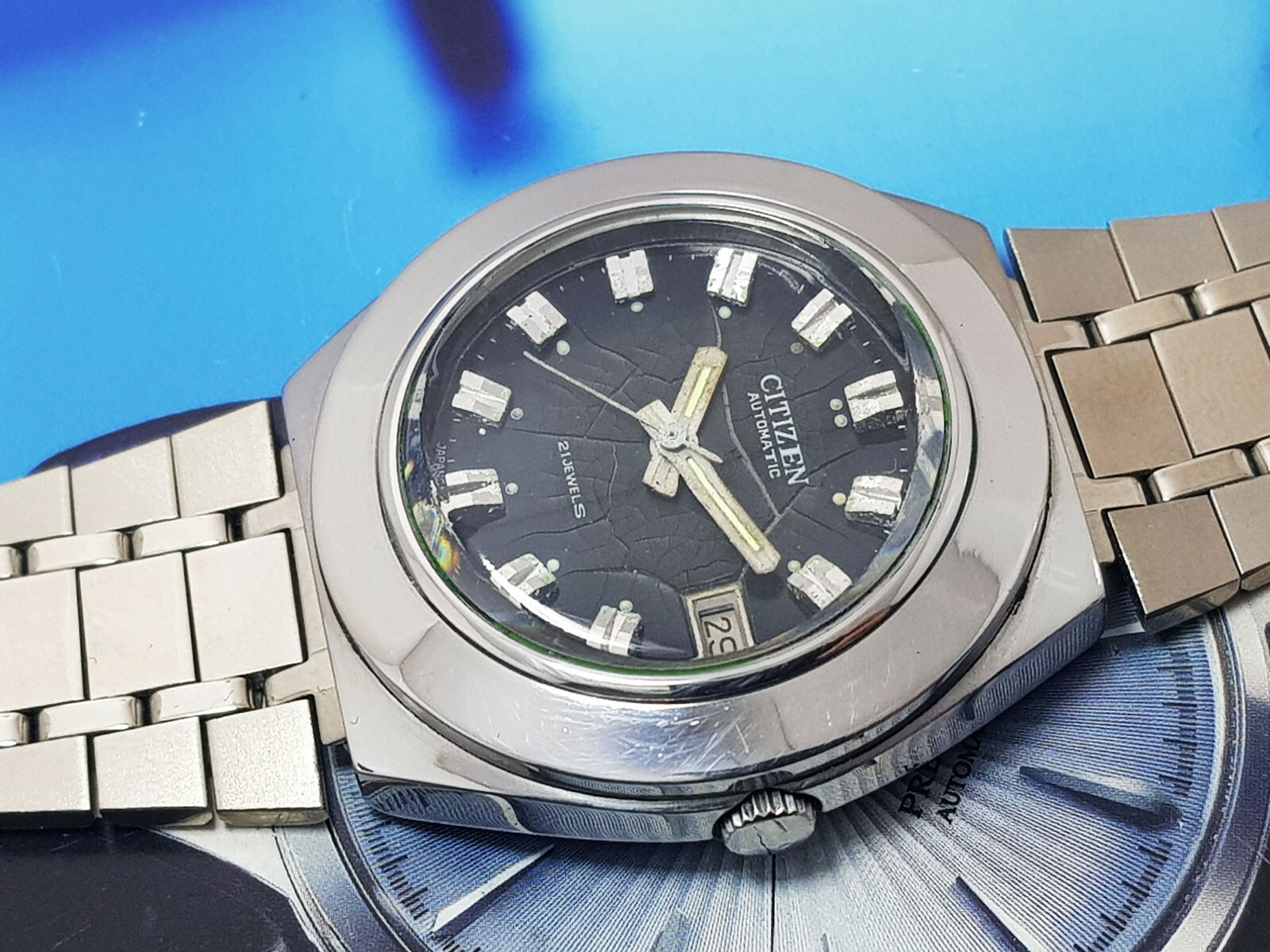 Mint Vintage Automatic Citizen Watch Automatic Spider Web DIAL Gents.