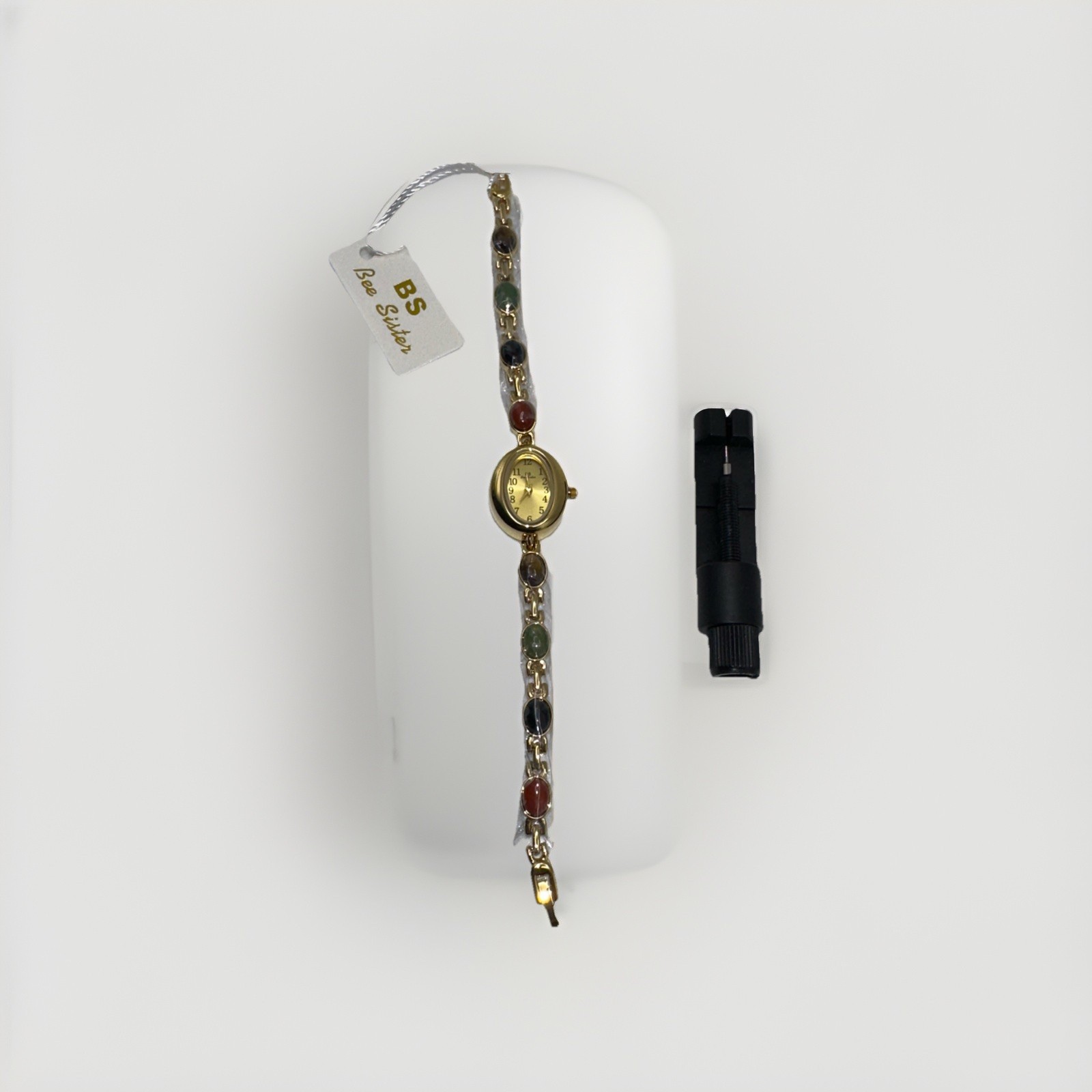 Bee Sister Woman’s Watch Gold Oval Petite