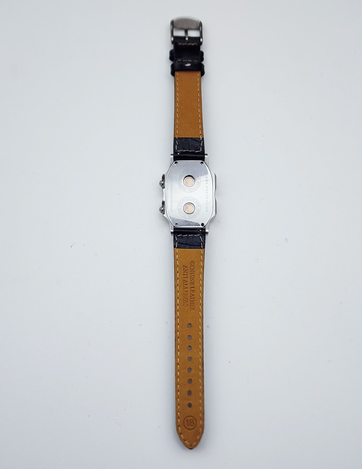 Men’s TRAVELER Watch PHILIP STEIN “Teslar”. Dual Time
