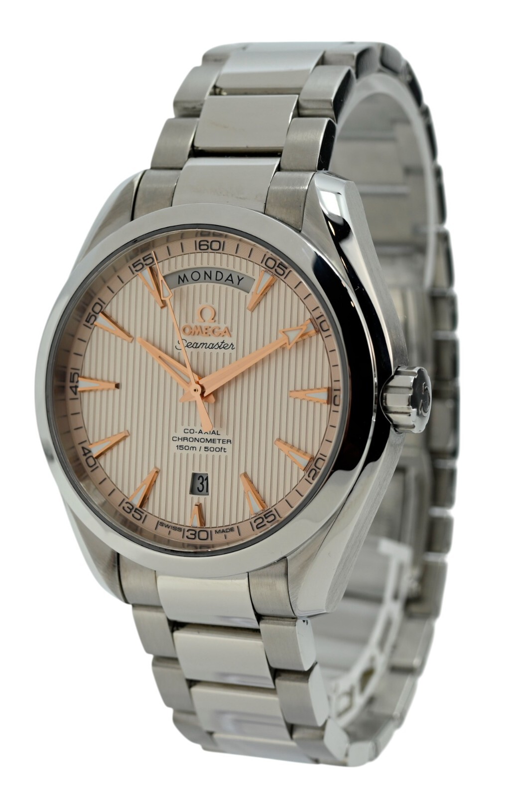 Omega 41.5mm Men’s Seamaster Aqua Terra Co-Axial 150M Watch 231.10.42.22.02.001!