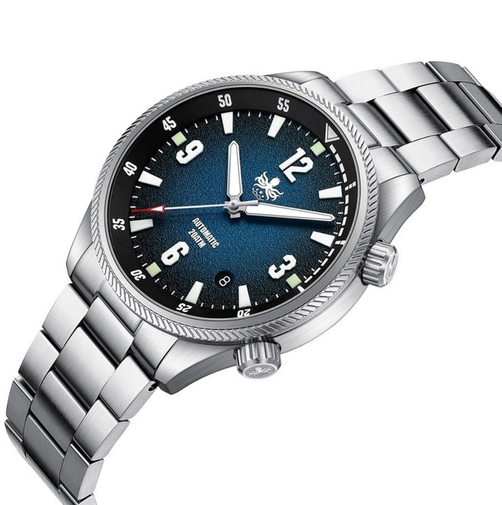PHOIBOS Storm Corsair 200M Automatic Diver Watch PY063B Blue BRAND NEW