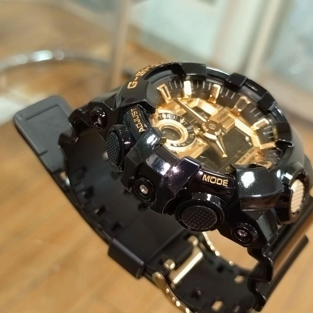 CASIO G-SHOCK GA-710GB Black & Gold 【USED】