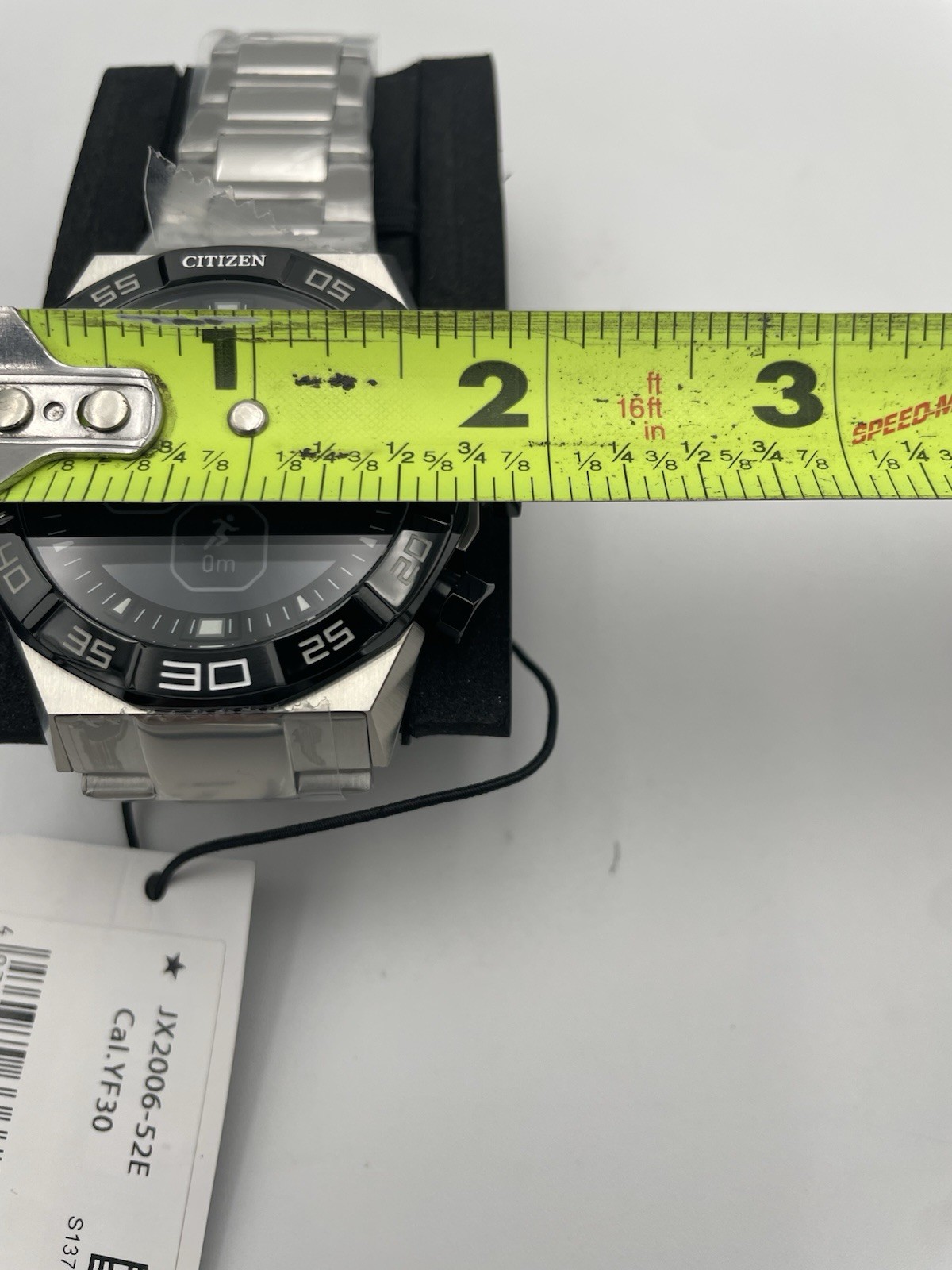 CITIZEN CZ SMART WATCH MEN G2 SMART HYBRID WATCH Black and White, Silver Band