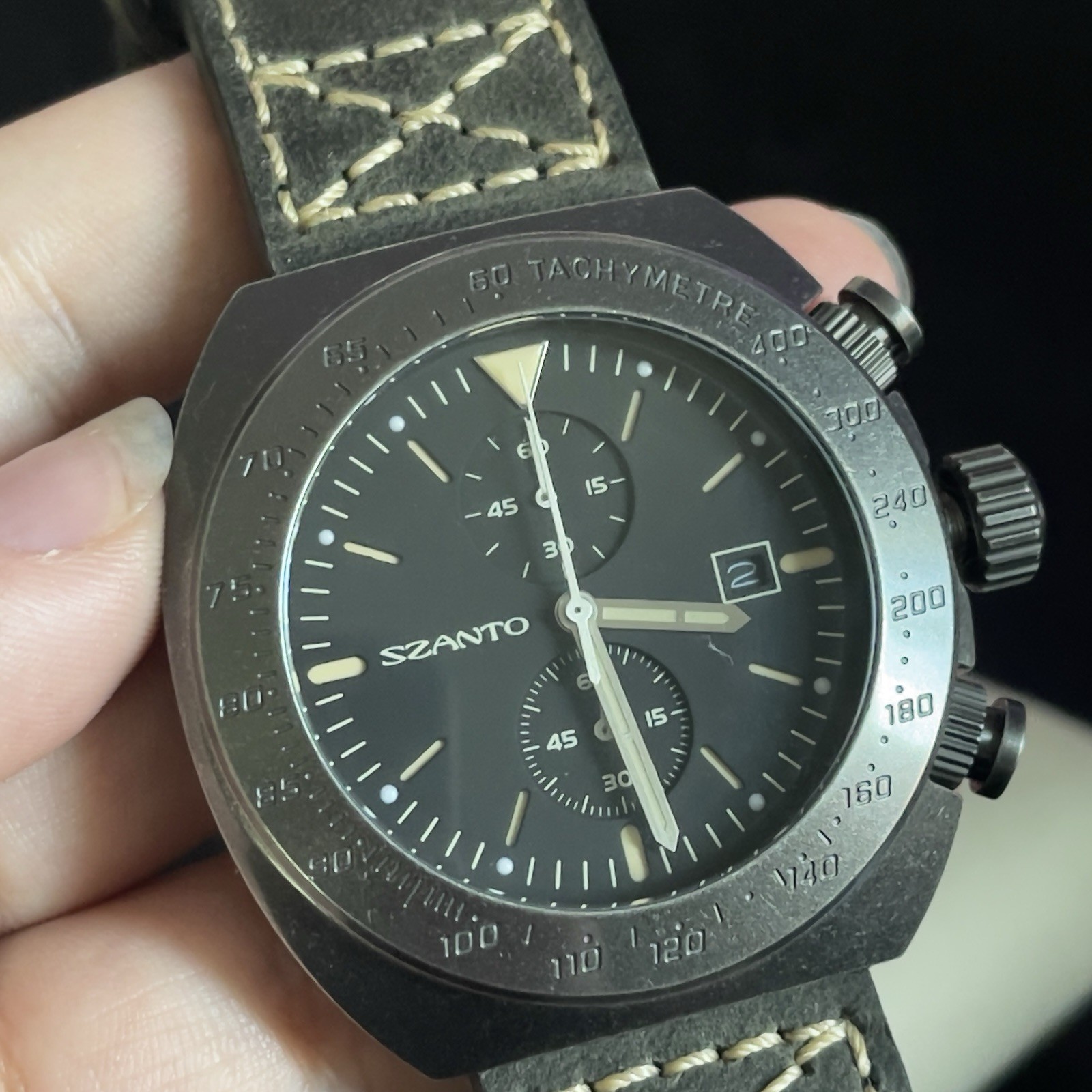 SZANTO: Automatic Men’s watch: 4100 Series: 316L SS: 100M: W/ ORG Box