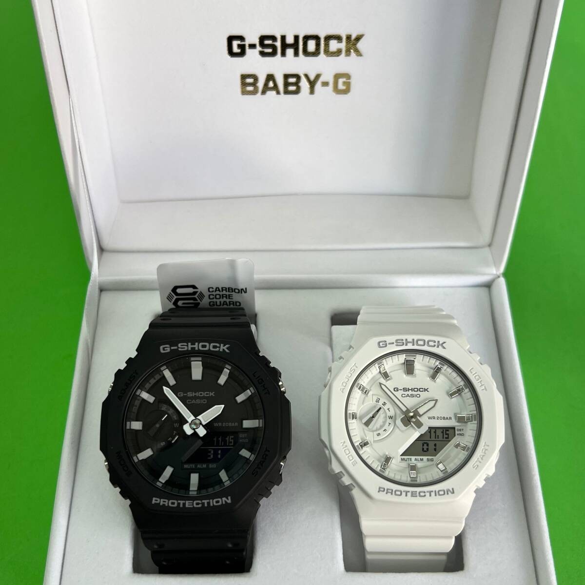 Sale New with CASIO official warranty G SHOCK GA 2100 1AJF GMA S2100 7AJF pair w