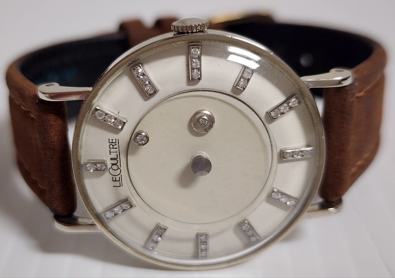 Rare Vintage Vacheron Constantin – LeCoultre Galaxy 14KW Gold, 37 Diamonds Watch