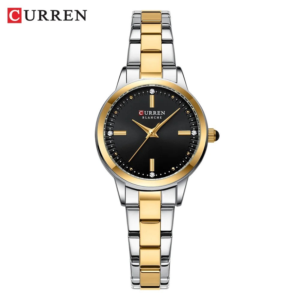 CURREN Women’s Watches Fashion Original Quartz Wrist Watch for Ladies Roman Dial