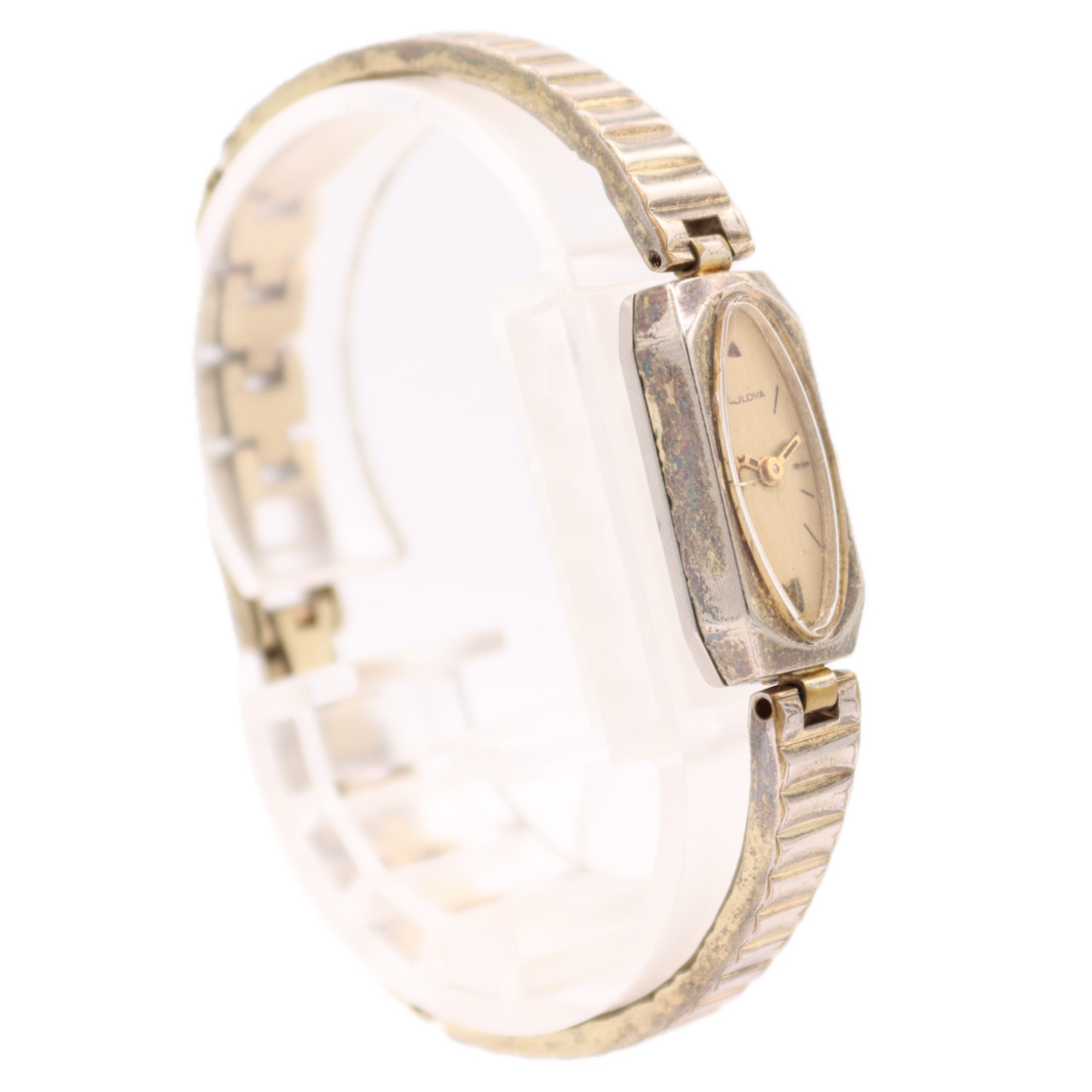 Vintage 10.5mm 1978 Bulova Cocktail 17J Ladies Mechanical Wristwatch 3AK Swiss