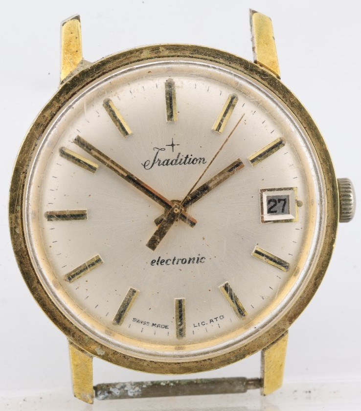 TRADITION SEARS ROEBUCK SWISS ESA 9154, 7j WRIST WATCH, 34.5mm 18mm LUG (KK)