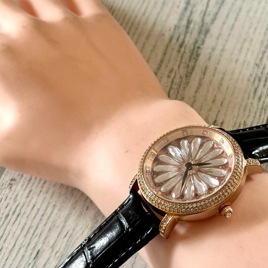 Datura × Anne Coquine Round Watch Rare Used From Japan Check description
