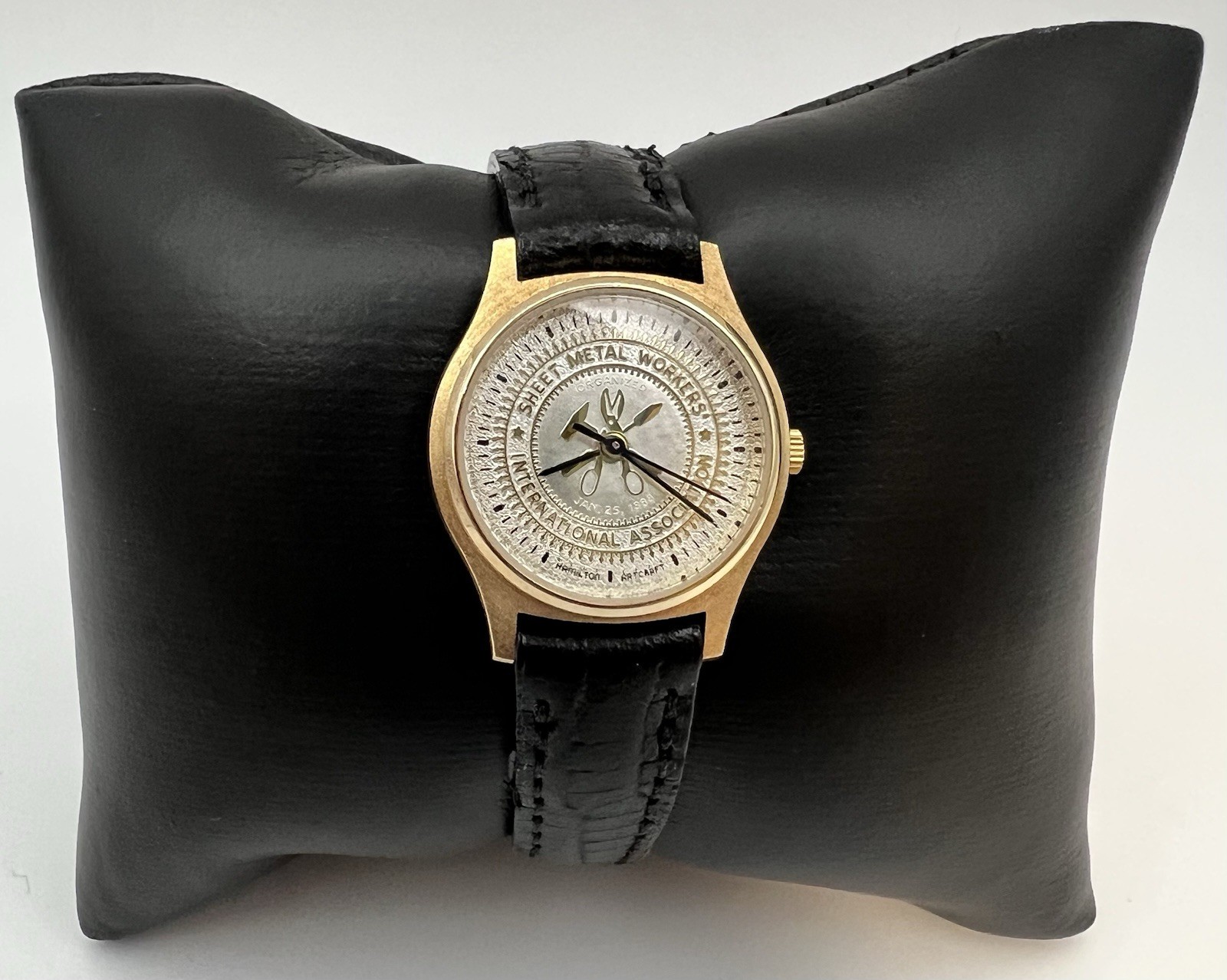 Vintage Hamilton Watch W/Mineral Crystal & Leather Band, New Battery (Running)