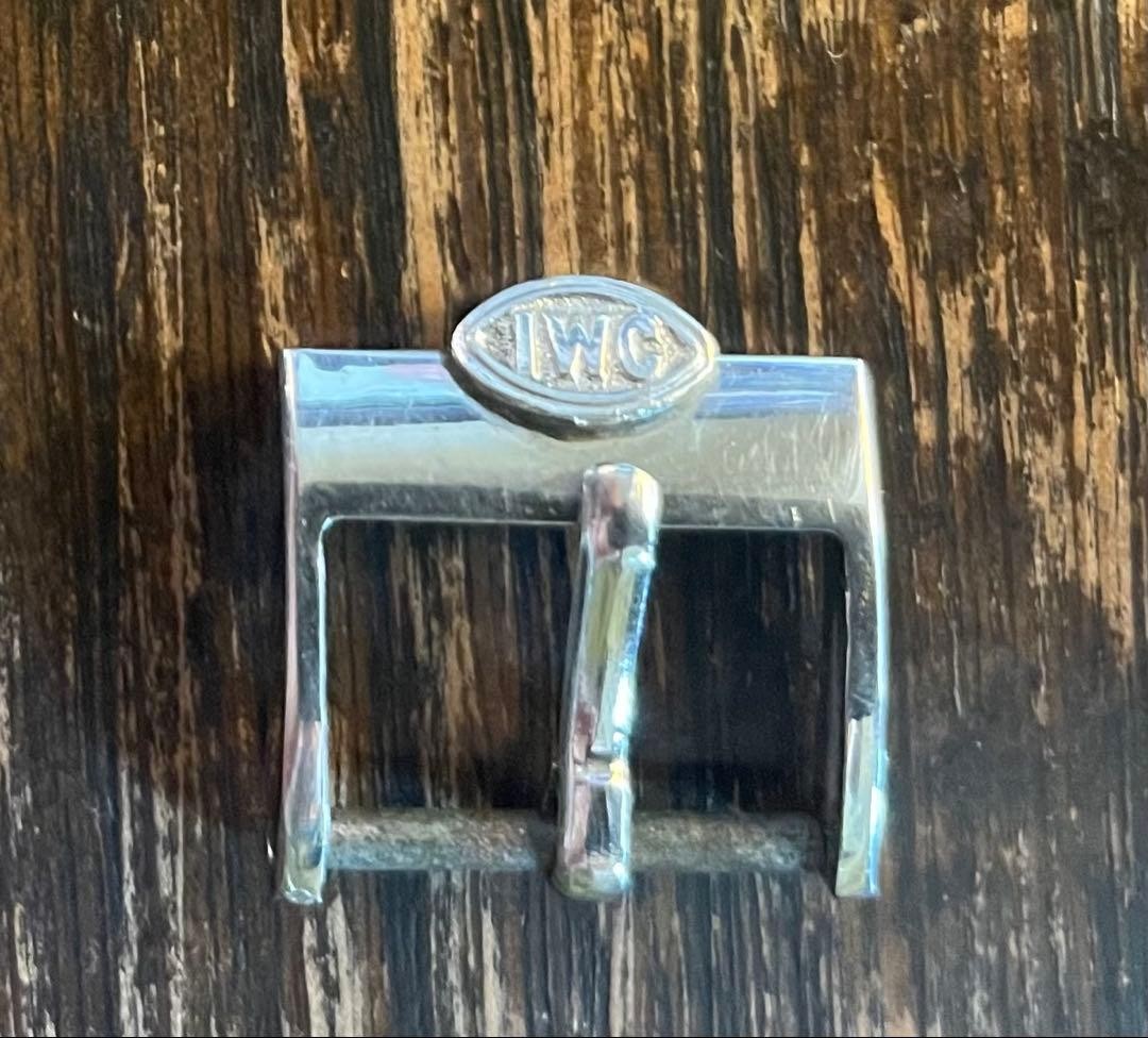 Rare Genuine IWC 15mm Stainless Steel Watch Buckle Tang Clasp Vintage OEM Japan