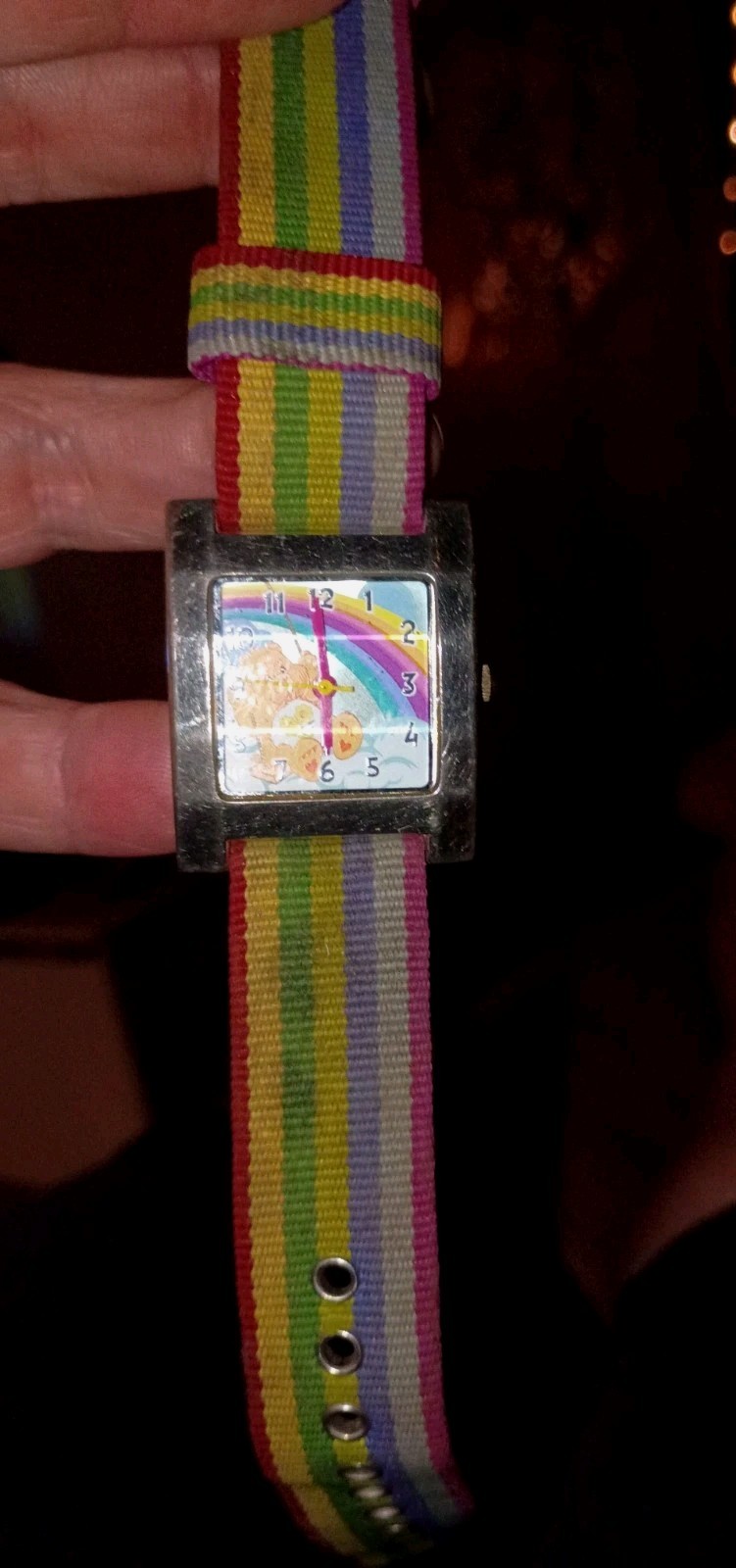 Title: Vintage 2003 Valdawn Care Bears Watch Model CB255 Rainbow Strap Y2K Rare