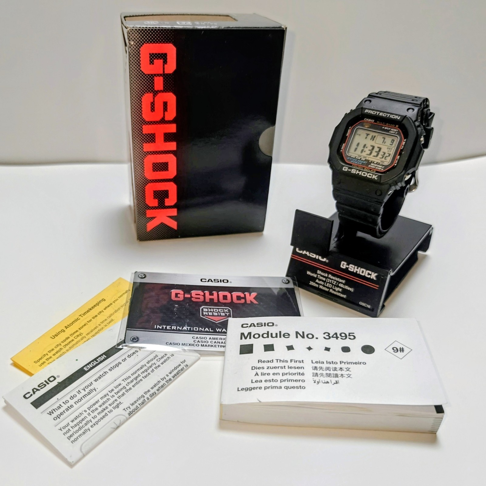 Casio G-Shock GW-M5610U Tough Solar, Multi-Band 6 NEW 2026 Model (NIB) FREE SHIP