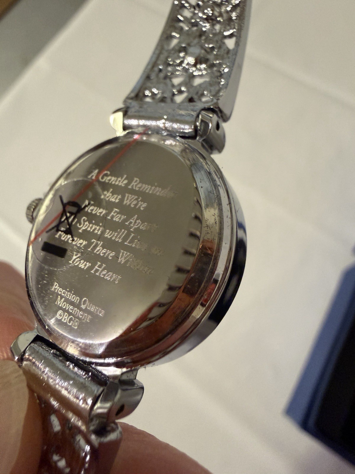 Bradford Exchange Ladies Watch – Preowned – Box & Papers – Needs Battery