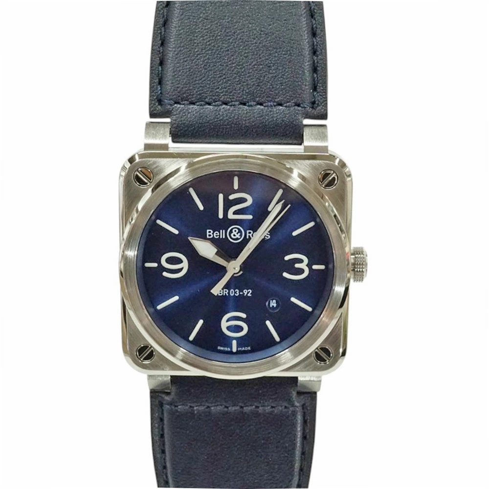 BELL & ROSS Blue Steel BR-03-92-BLU-ST/SCA Men’s Used Watch #61012