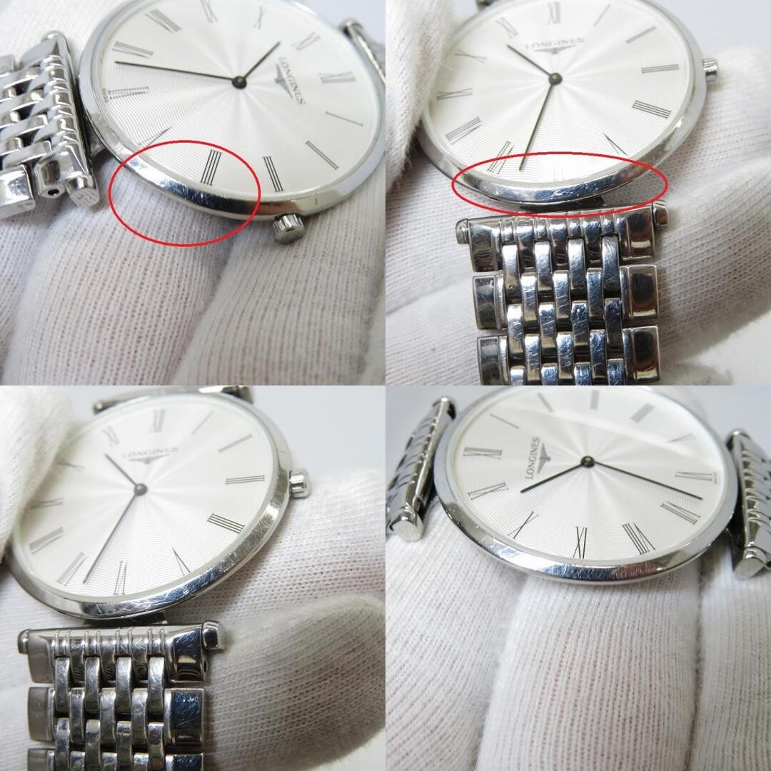 Longines Grand Classic Quartz Watch 34mm Analog Vintage From Japan
