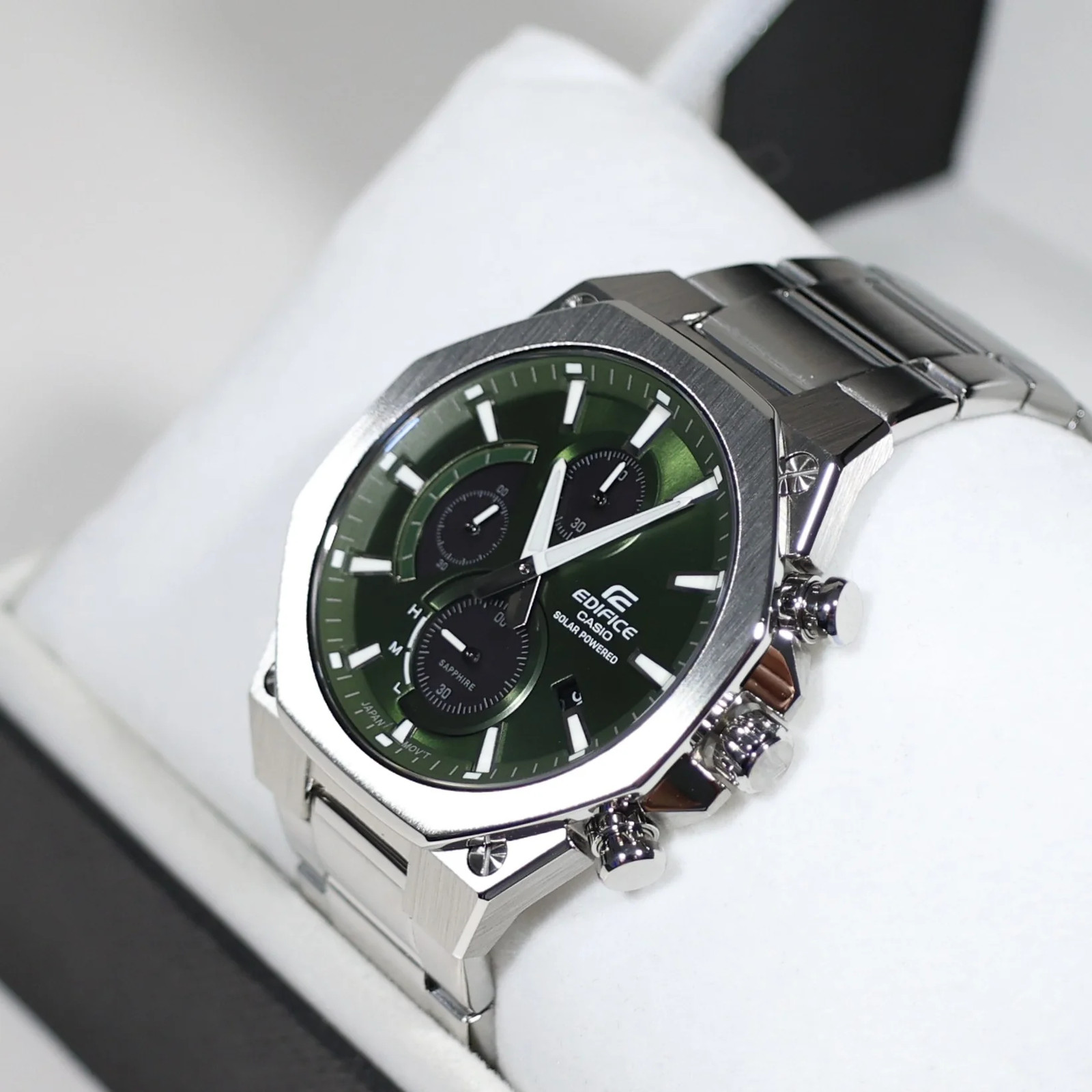 Casio Edifice Solar Green Dial Chronograph Men’s Solar Watch EFS-S570D-3AUEF