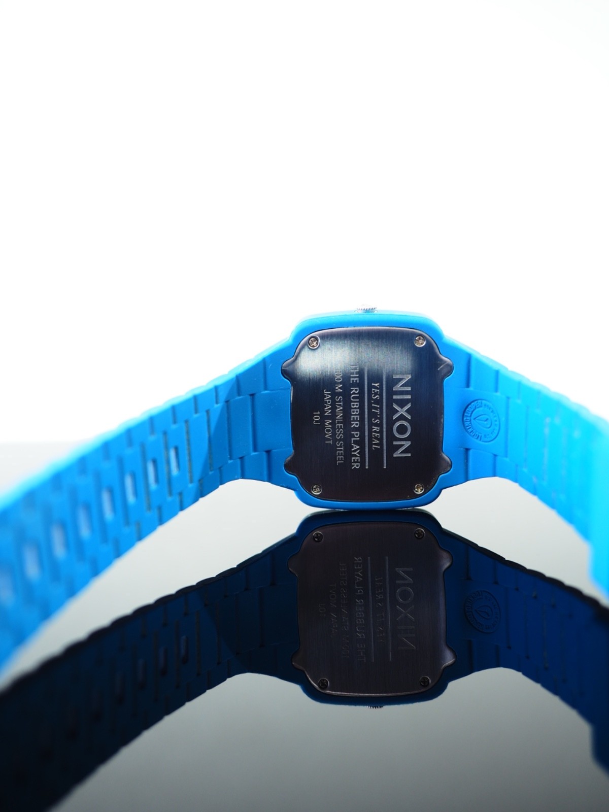 Nixon The Rubber Player Watch Blue Excellent