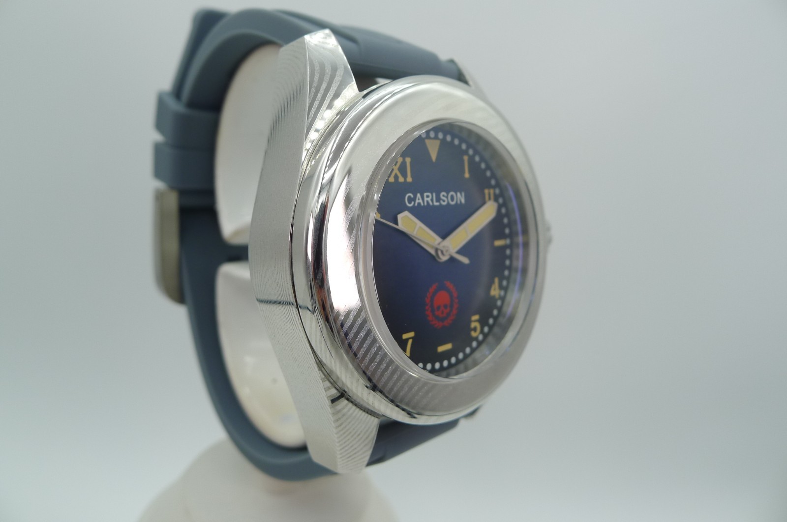 CARLSON RONIN 500M DAMASCUS STEEL DIVER SWISS ETA 2824 47MM VDB KAVENTSMANN NEW