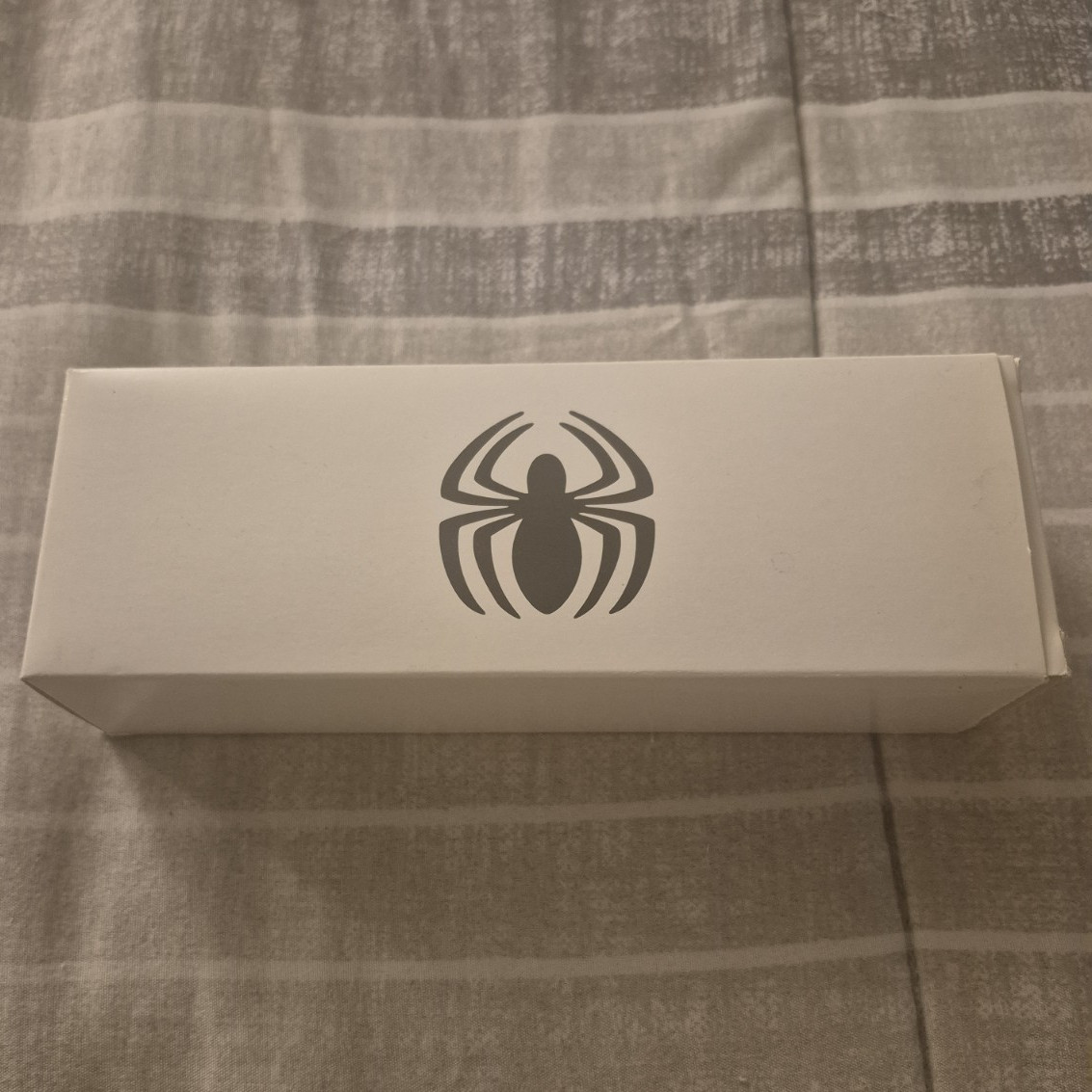 Marvel Spider-Man Quartz Wristwatch Black Leather Band w/Box & Manual 2004.