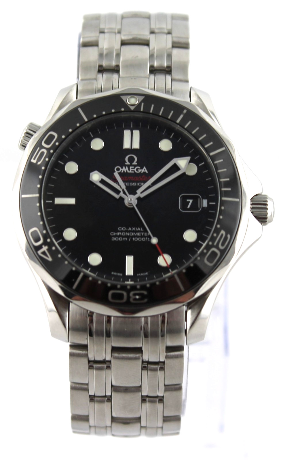 Omega Seamaster 212.30.41.20.01.003 Co-Axial Black Ceramic Chronometer Watch