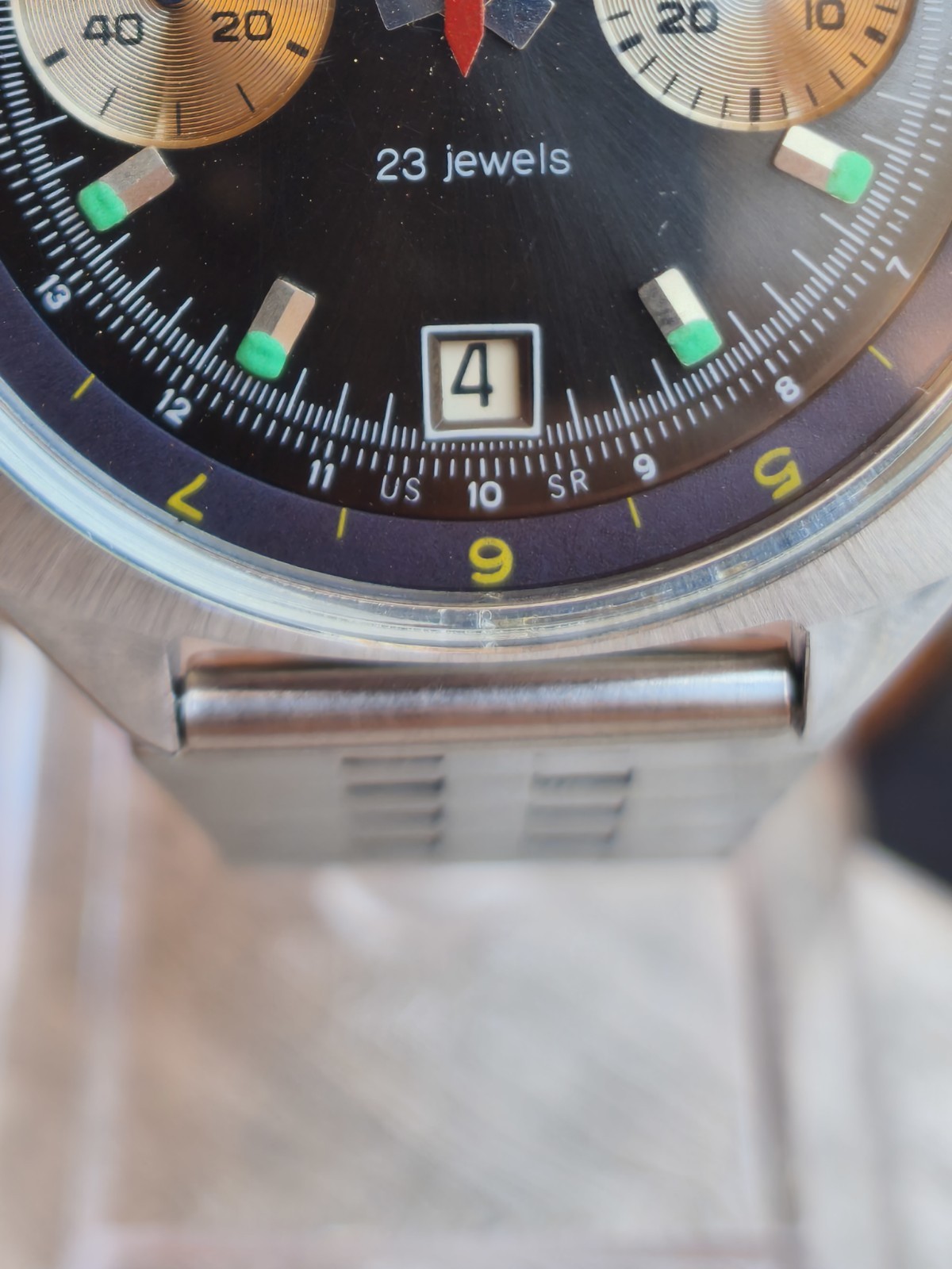 Vintage Poljot 3133 Sturmanskie Chronograph USSR Watch