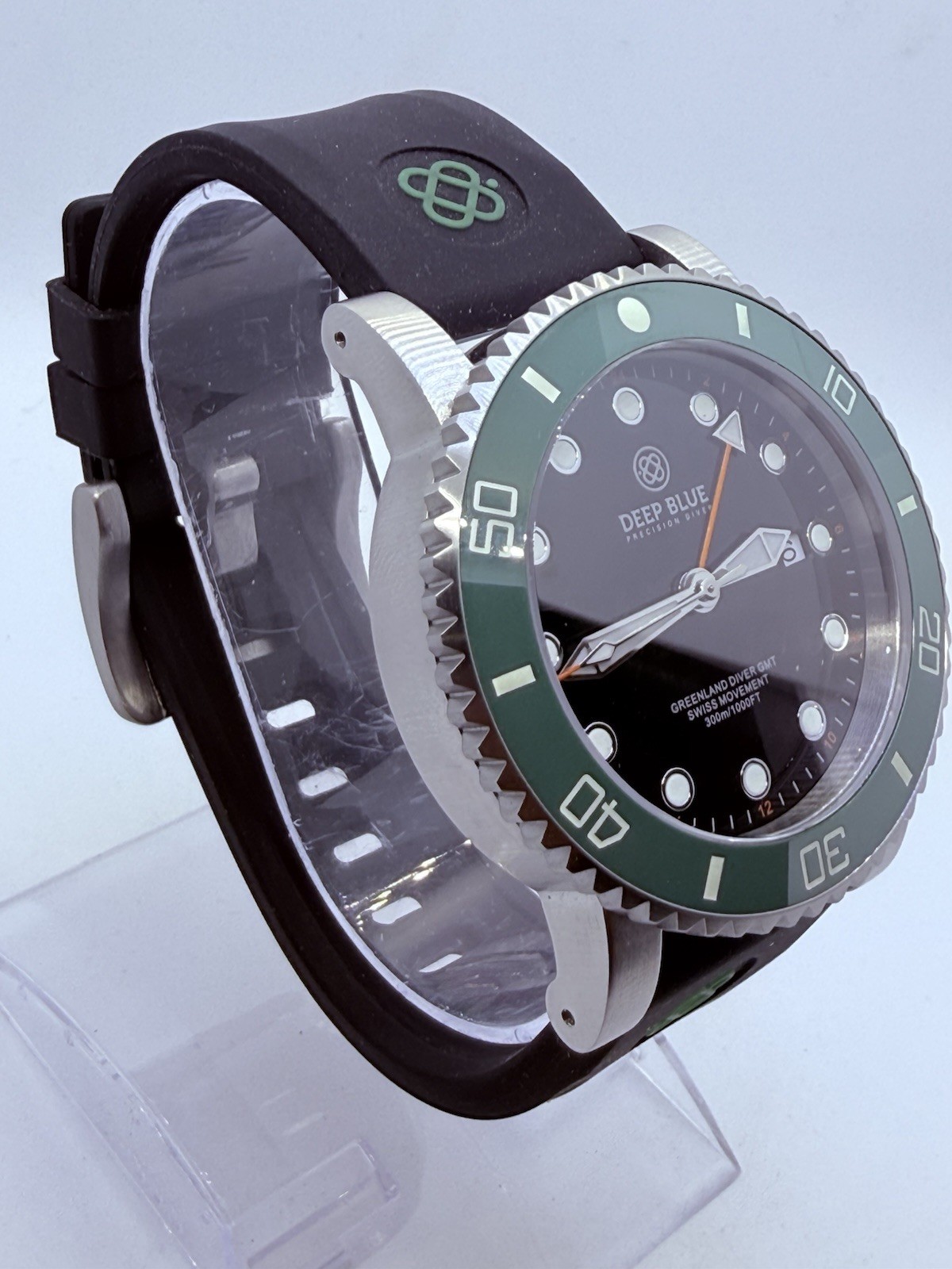 Deep Blue GREENLAND AUTO DIVE WATCH GMT- BLACK DIAL ‼️