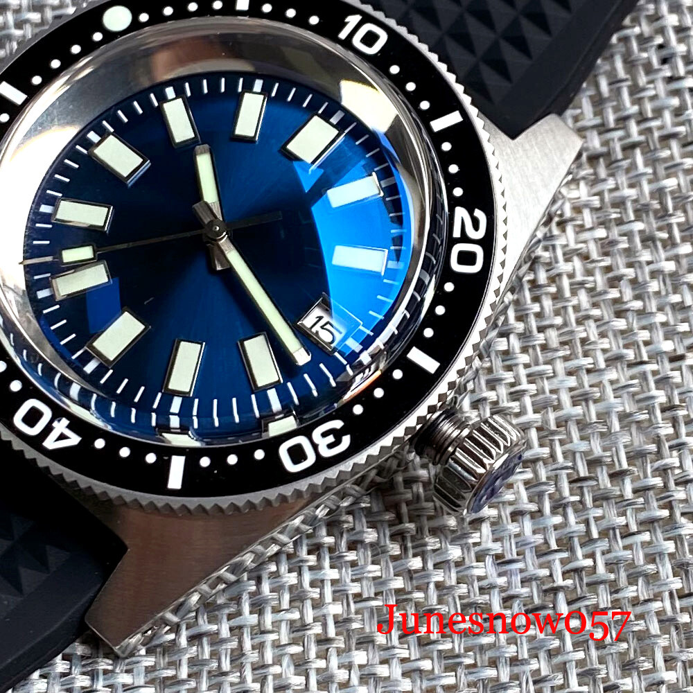Tandorio 41MM NH35 PT5000 Movement Automatic Blue Dial Men Watch Sapphire glass