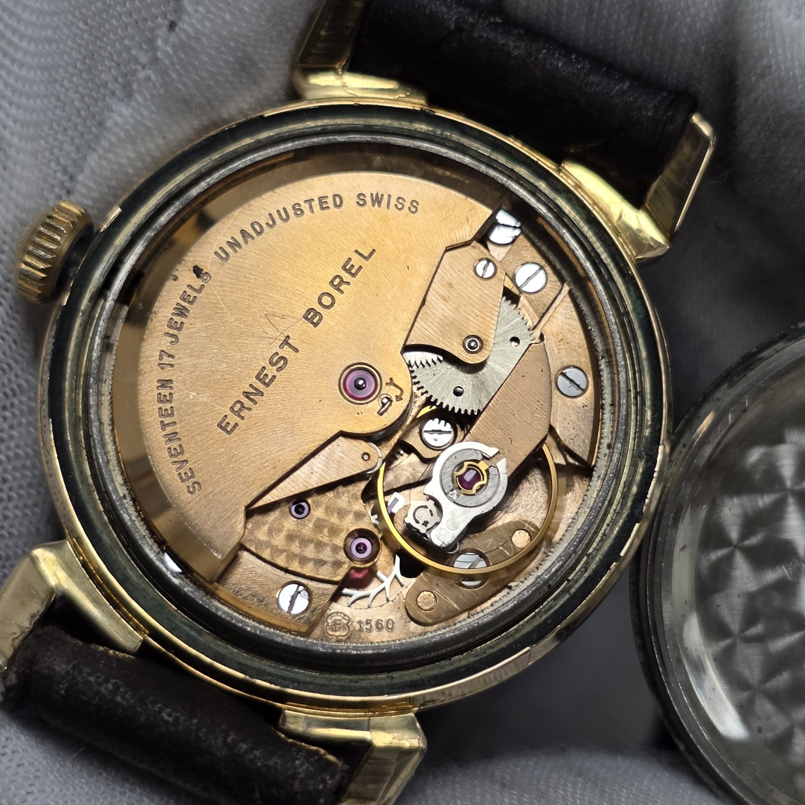 Ernest Borel Cocktail Kaleidoscope Automatic Mens Watch Felsa 1560 Movement Rare