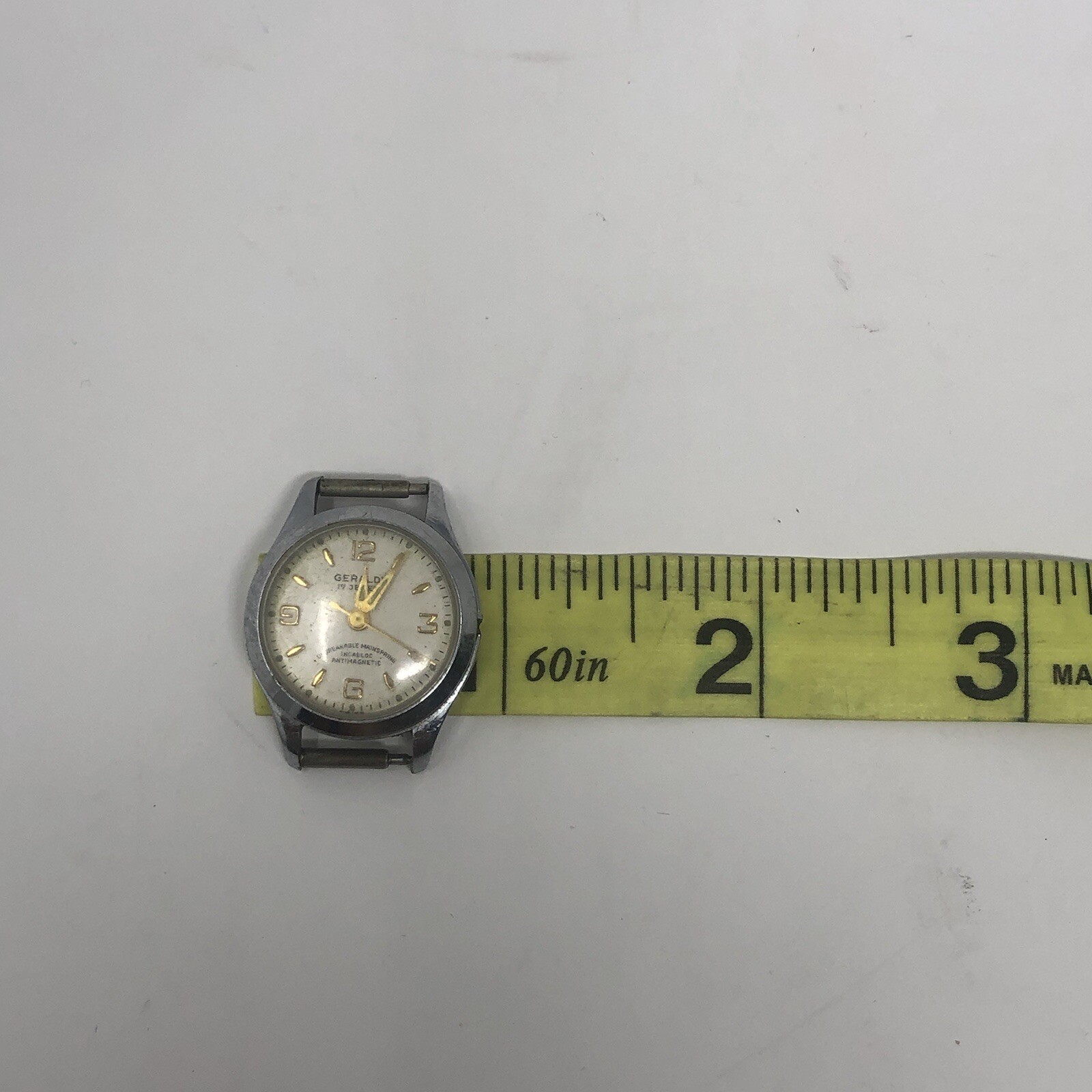 geraldy watch 17 Jewel Incabloc Swiss Antimagnetic – For Repair / Parts Untese