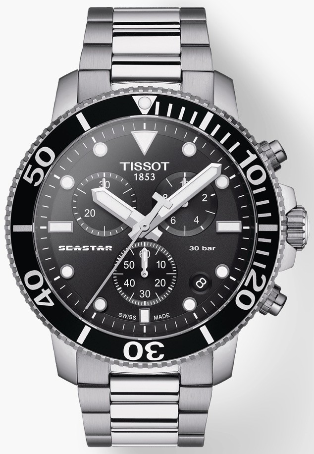 Tissot Seastar 1000 Chronograph Quartz Black Dial Men’s Watch T120.417.11.051.00