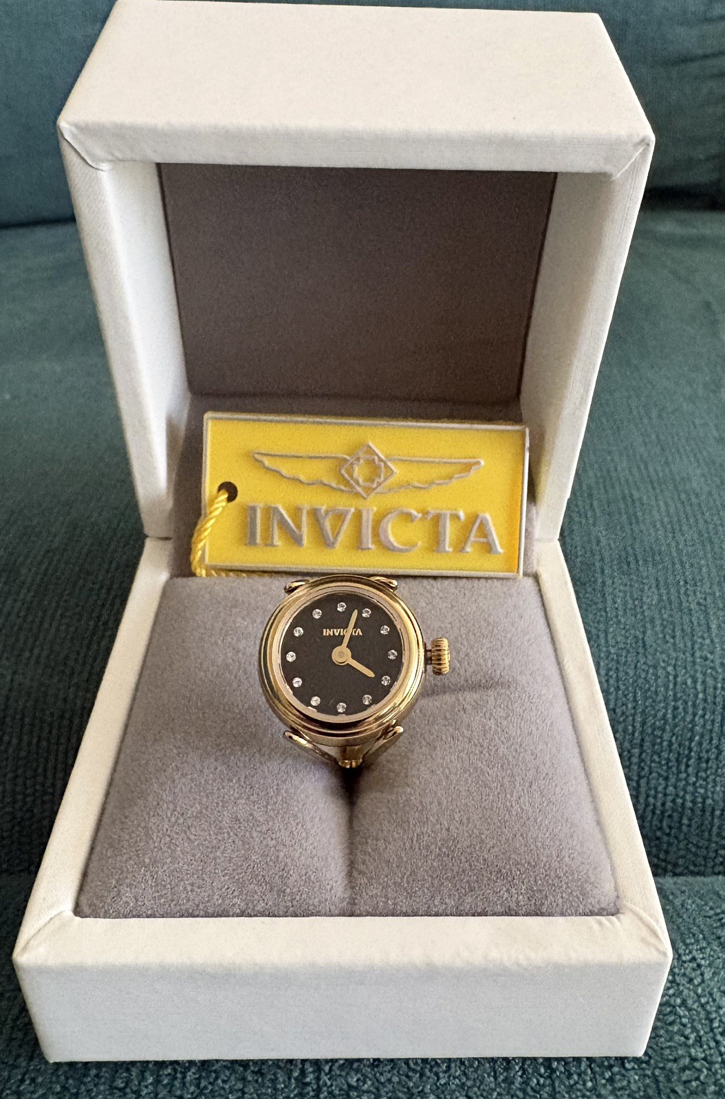 Invicta Angel Women’s Ring Watch – 17.5mm, Gold (44482)