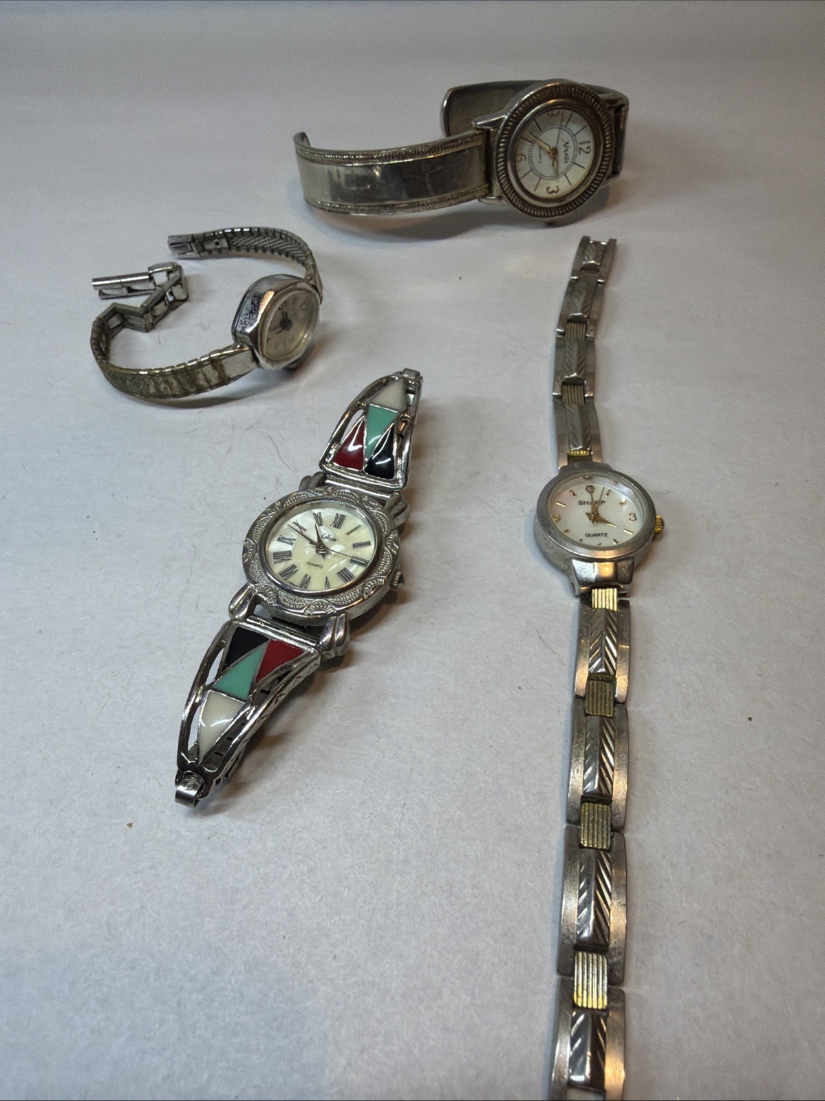 Collezio Southwestern Sharp Novelle Timex Women’s Watch Lot Of 4 Used Untested