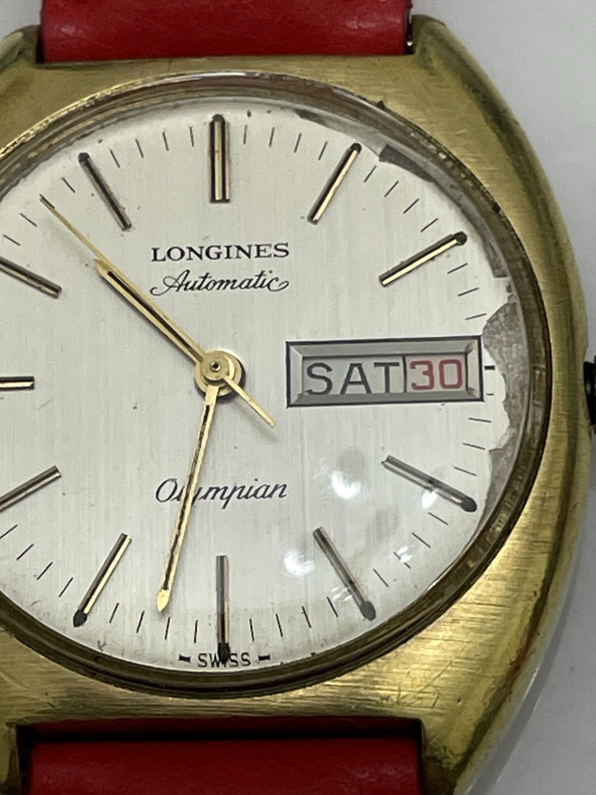 Longines Pre Owned Olympian Circa 1970s Works Good But Need Clean Face