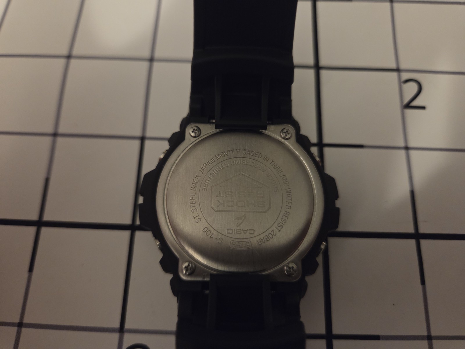 Casio G-Shock G100-1B Men’s Ana-Digi Classic Wristwatch – Excellent Pre-Owned