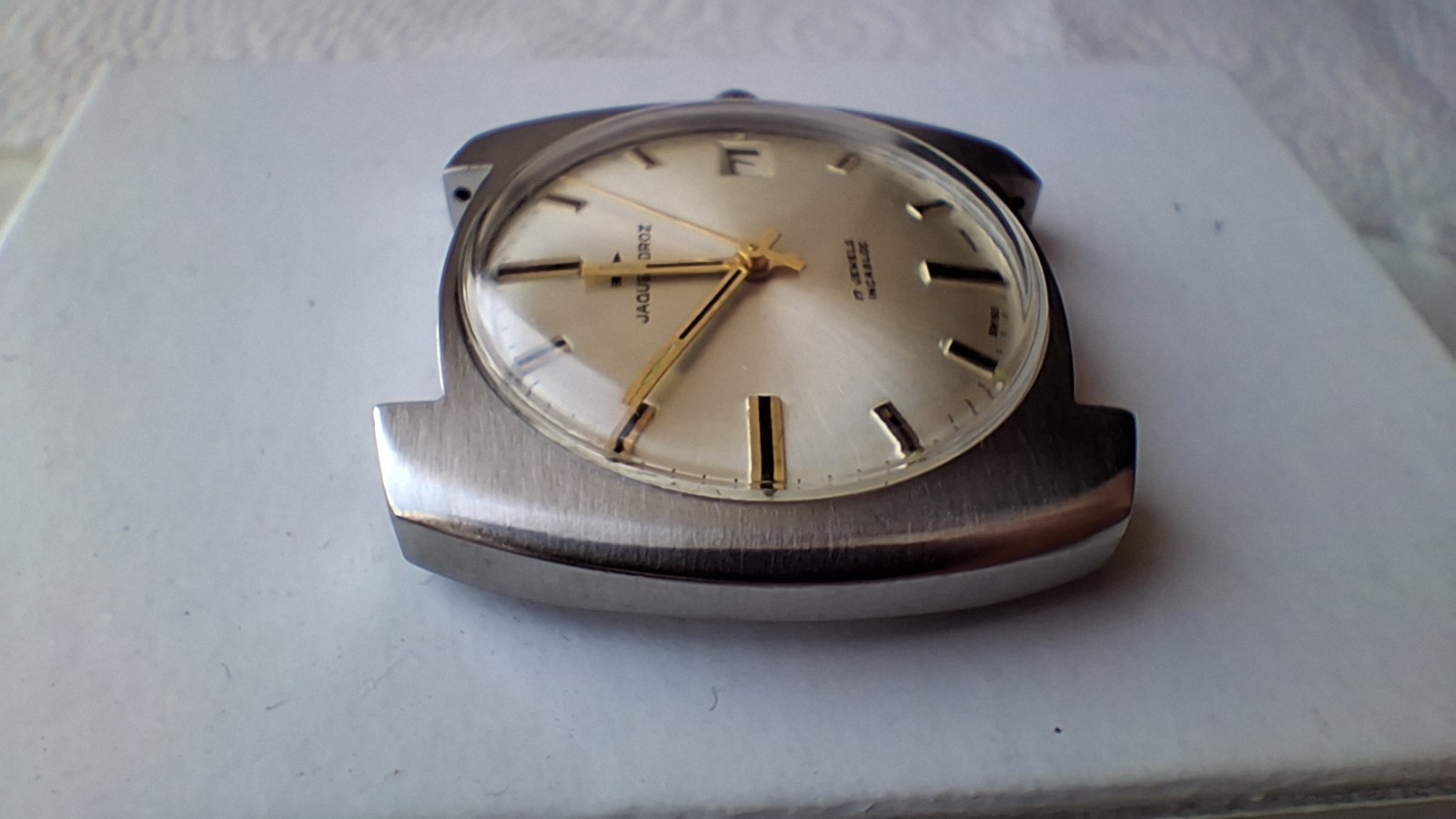 Jaquet Droz Vintage Watch 17 Jewels Incabloc AS ST 1950/51 Movement