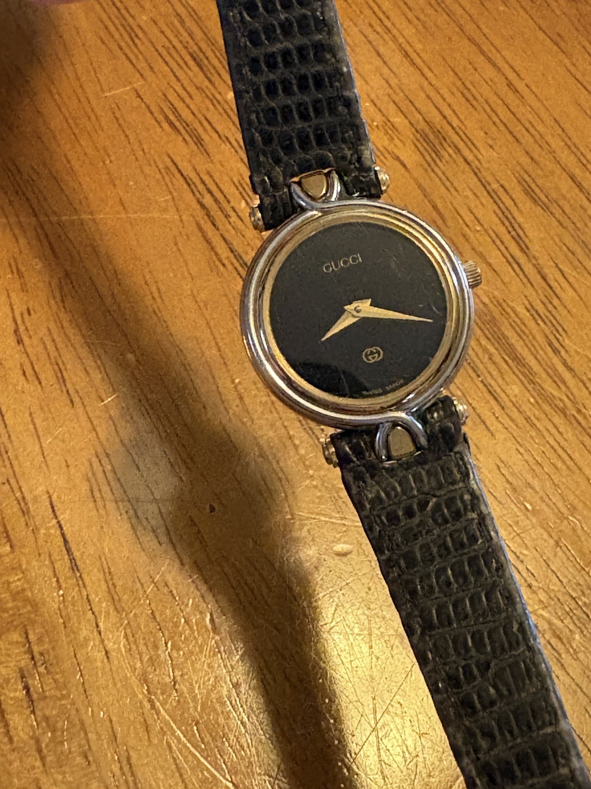 Women’s Gucci Stainless Steel 4500L Watch Black Quartz *Needs New Band*