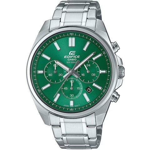Brand New CASIO Edifice EFV 650DJ 3AJF Green Quartz Chronograph Men’s Watch