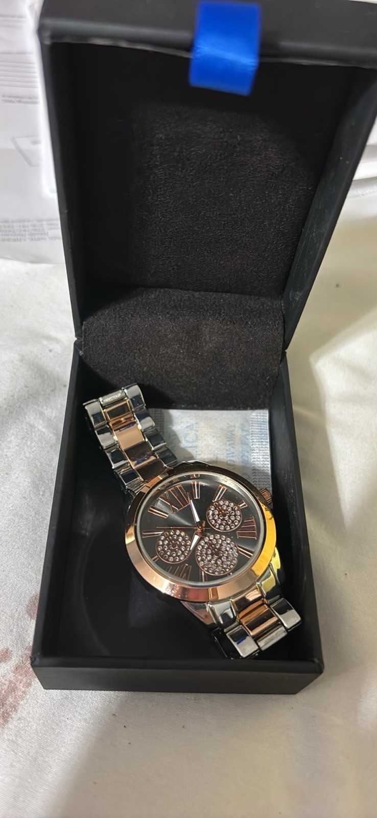 Michael Kors Women’s Alek Chronograph Two Tone Stainless Steel Watch