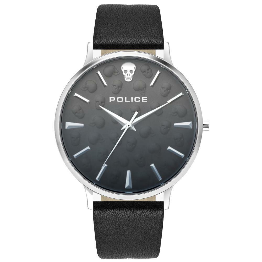 POLICE 16023JS/02 Gents Quartz Black Dial & Leather Strap Watch £119.00