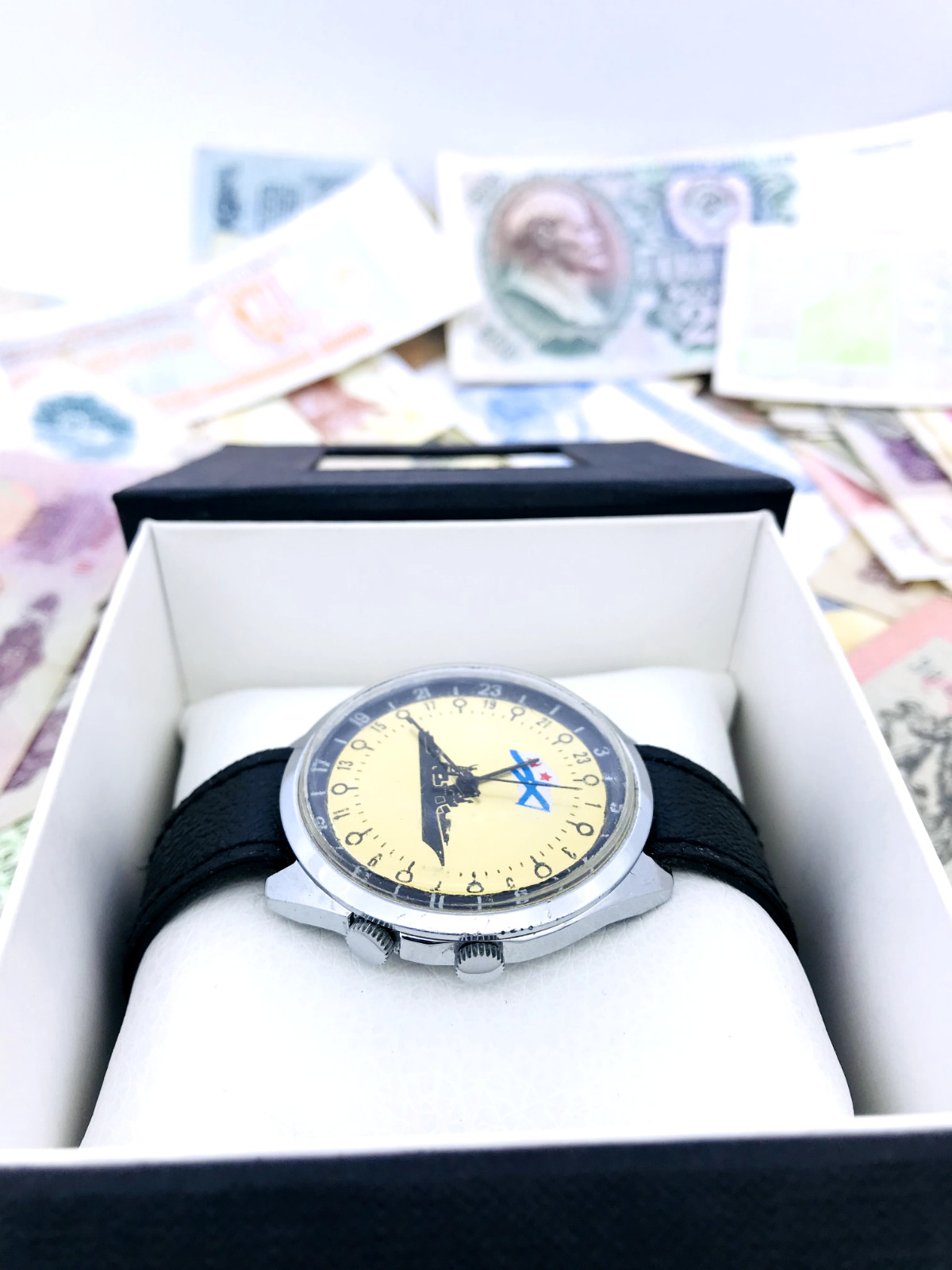 🐧 Rare Raketa 24 2623 Polar Soviet Arctic Cities Watch Wristwatch USSR ❄️