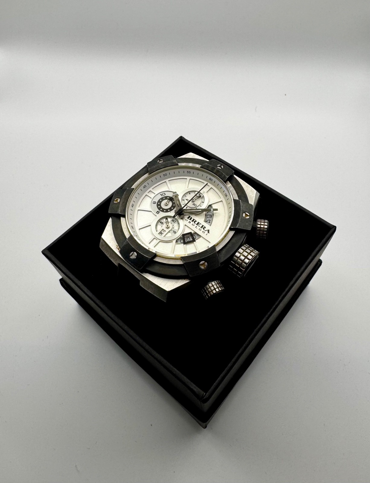 Brera Orologi Chronograph Watch – Stainless Steel – 100M Water Resistant – Italy