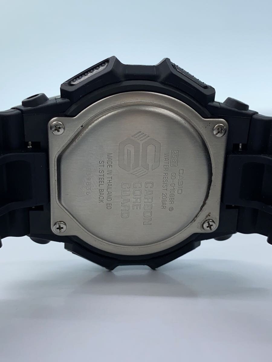 CASIO Quartz Watch G SHOCK Digital Rubber Red Black GD 010BBR 1JF