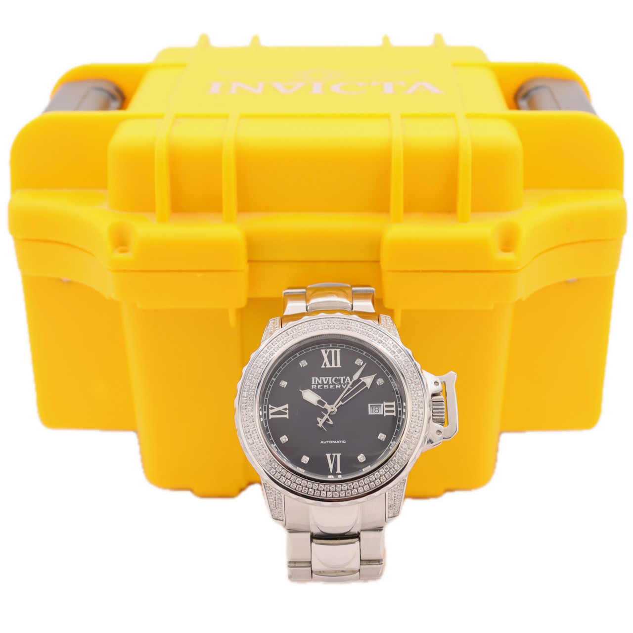 47mm Invicta Subaqua Elite Diamond 22693 LE Swiss Automatic Wristwatch Steel