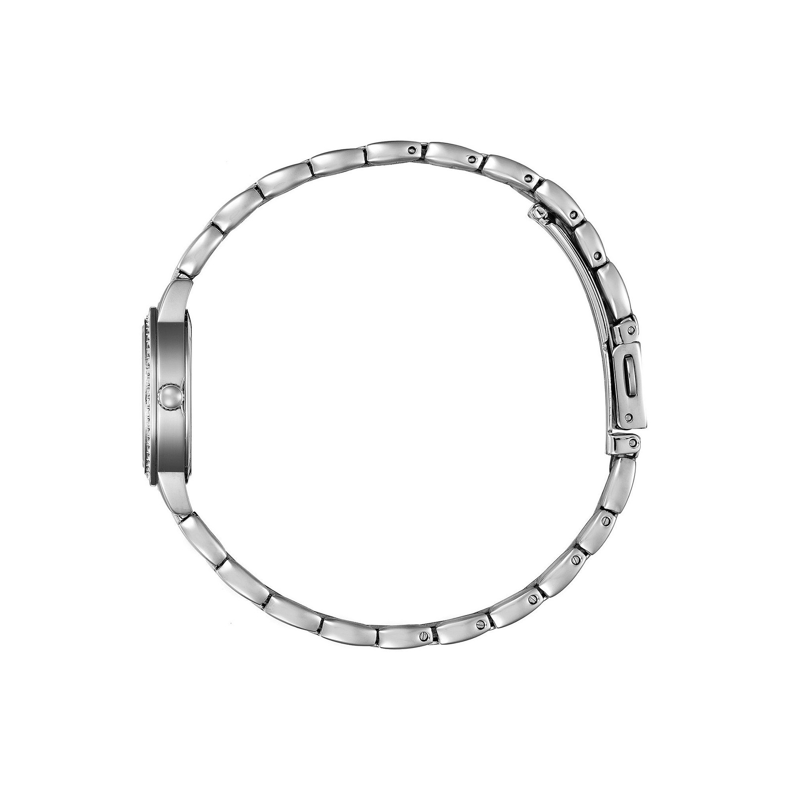 Citizen Quartz Womens Crystal Accent Silver Tone Stainless Steel Bracelet Watch